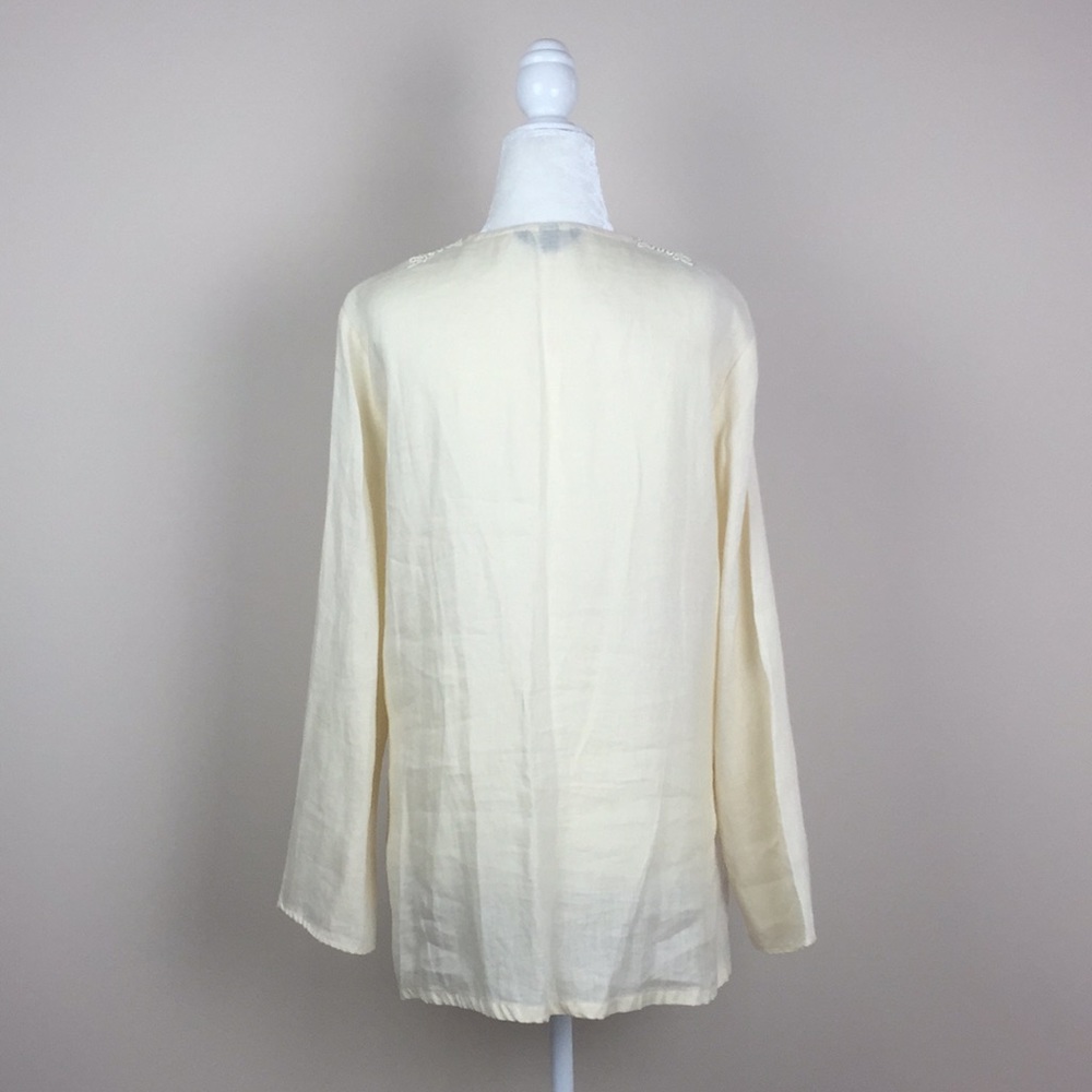 Lands' End - Seed Bead Linen Tunic - Picture 7 of 7